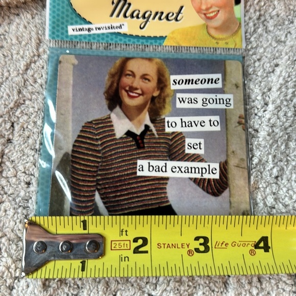 Large Anne Taintor Magnet - “someone was going to have to set a bad example” - Picture 3 of 4